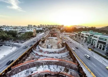 Para o Metrô Linha 4 Sul, no Rio de Janeiro, utilizou produtos Penetron impermeabilizantes para proteger sua estrutura de concreto.