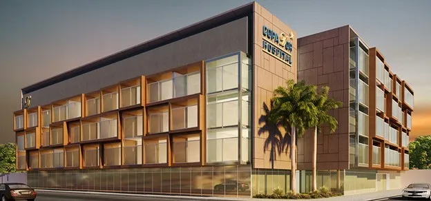 O Hospital Copa Star, no Rio de Janeiro, usou-se de produtos impermeabilizantes Penetron para um concreto com durabilidade estrutural.
