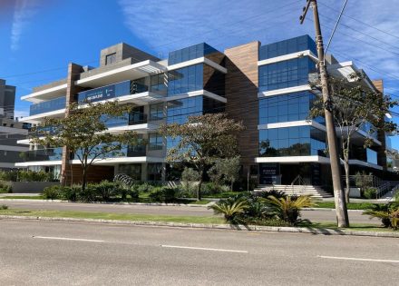 Vista externa do Vitra Jererê Internacional construído com soluções Penetron