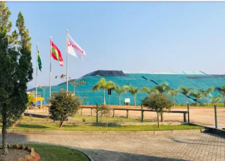 Imagem mostra vista externa do Recicle Veolia