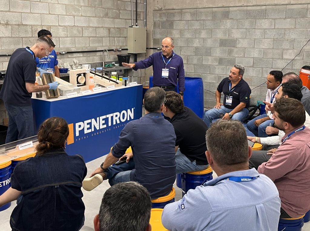 Treinamento prático no Centro de Treinamento Penetron 